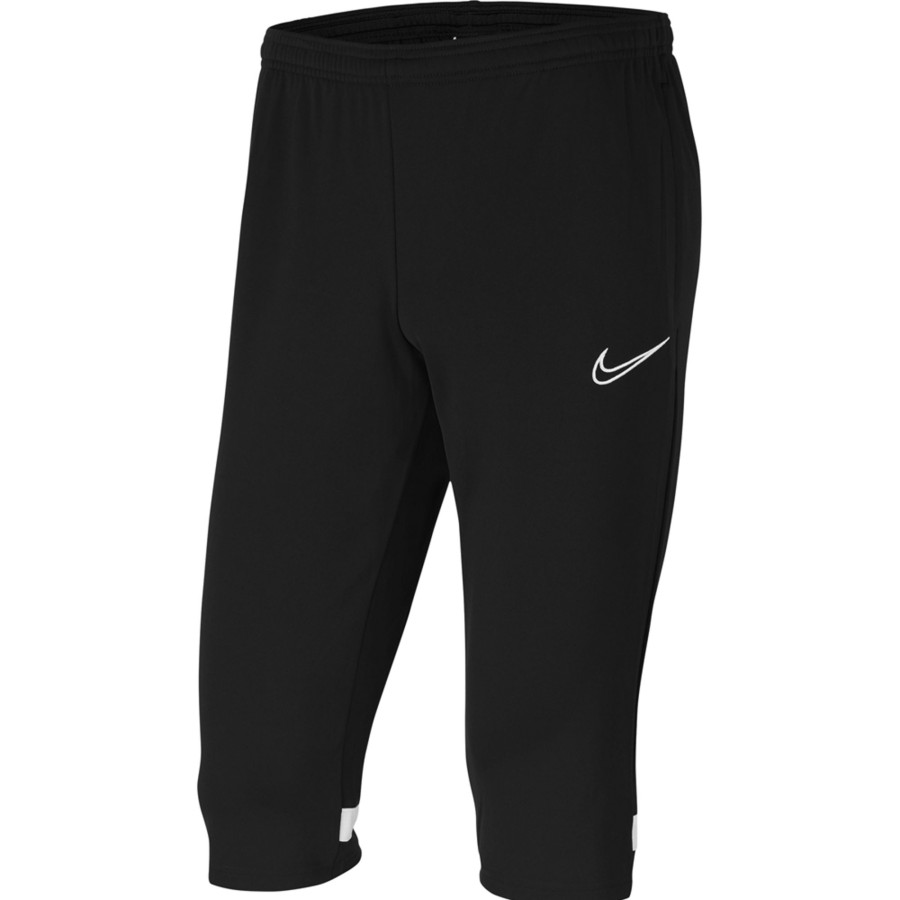 Kinder Nike Trainingshosen | Nike Kinder 3/4 Trainingshose Academy 21 Schwarz-Weis