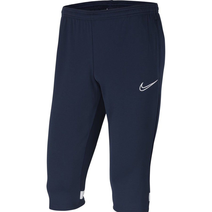 Kinder Nike Trainingshosen | Nike Kinder 3/4 Trainingshose Academy 21 Blau-Weis