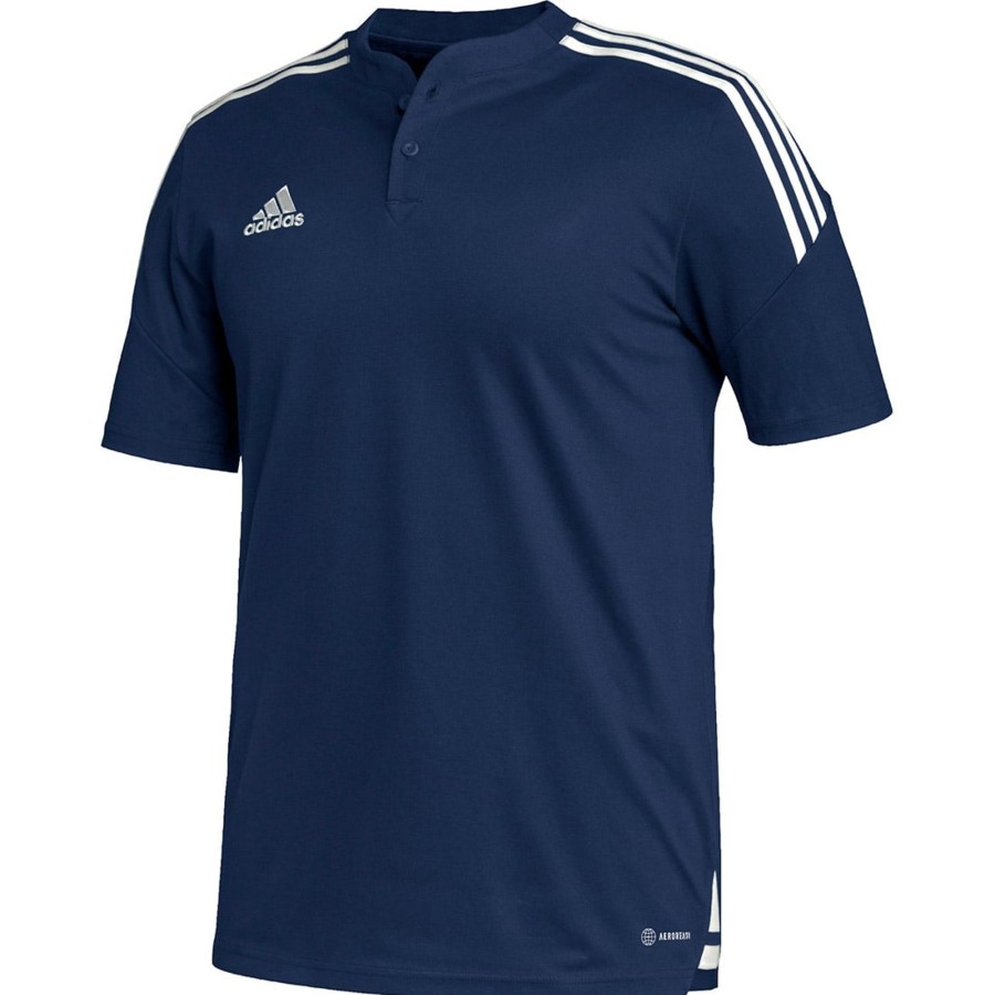 Herren Adidas Polo-Shirts | Adidas Poloshirt Condivo 22 Blau-Weis