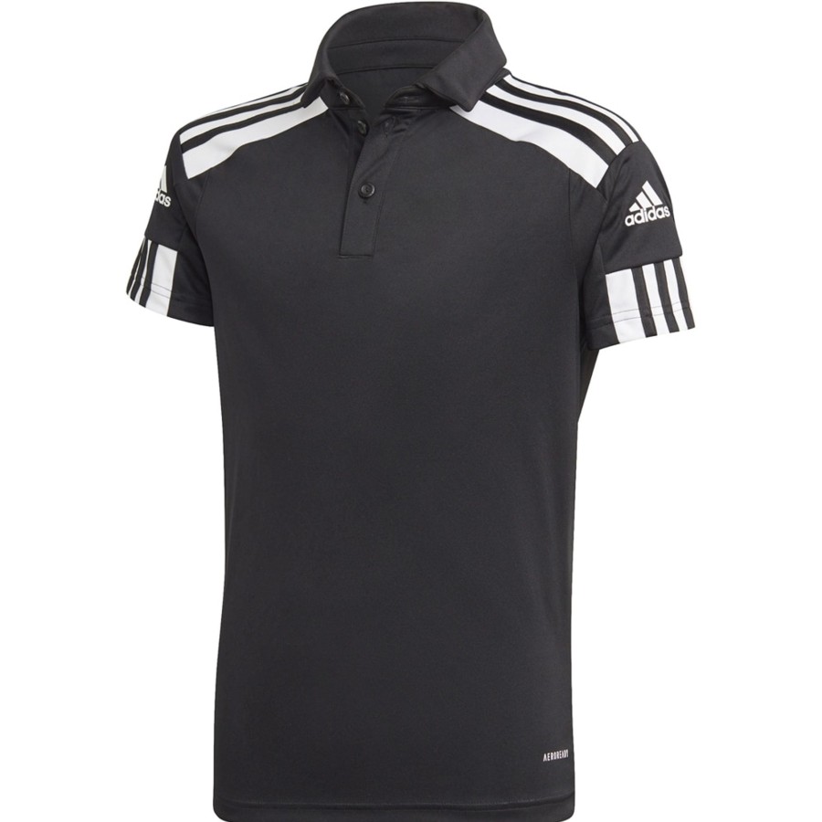 Kinder Adidas Polo-Shirts | Adidas Kinder Poloshirt Squadra 21 Schwarz-Weis