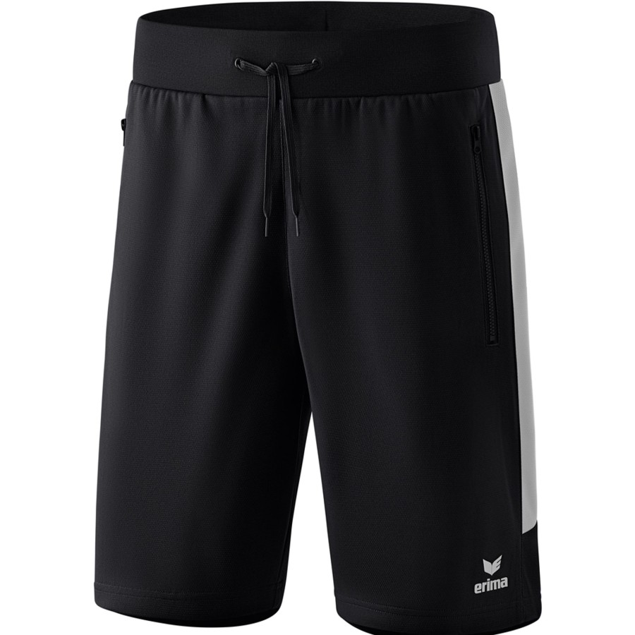 Kinder Erima Shorts | Erima Kinder Training Shorts Squad Schwarz-Grau