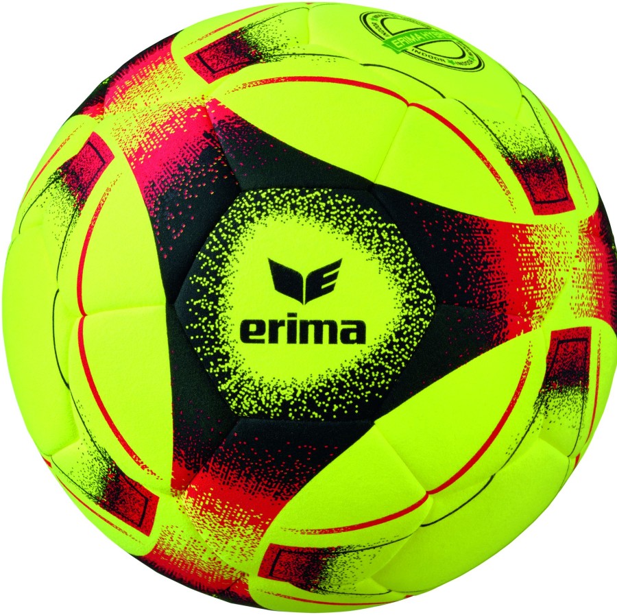 Sportausruestung Erima | Erima Hybrid Indoor Fusball Gr.4 Gelb-Rot-Schwarz