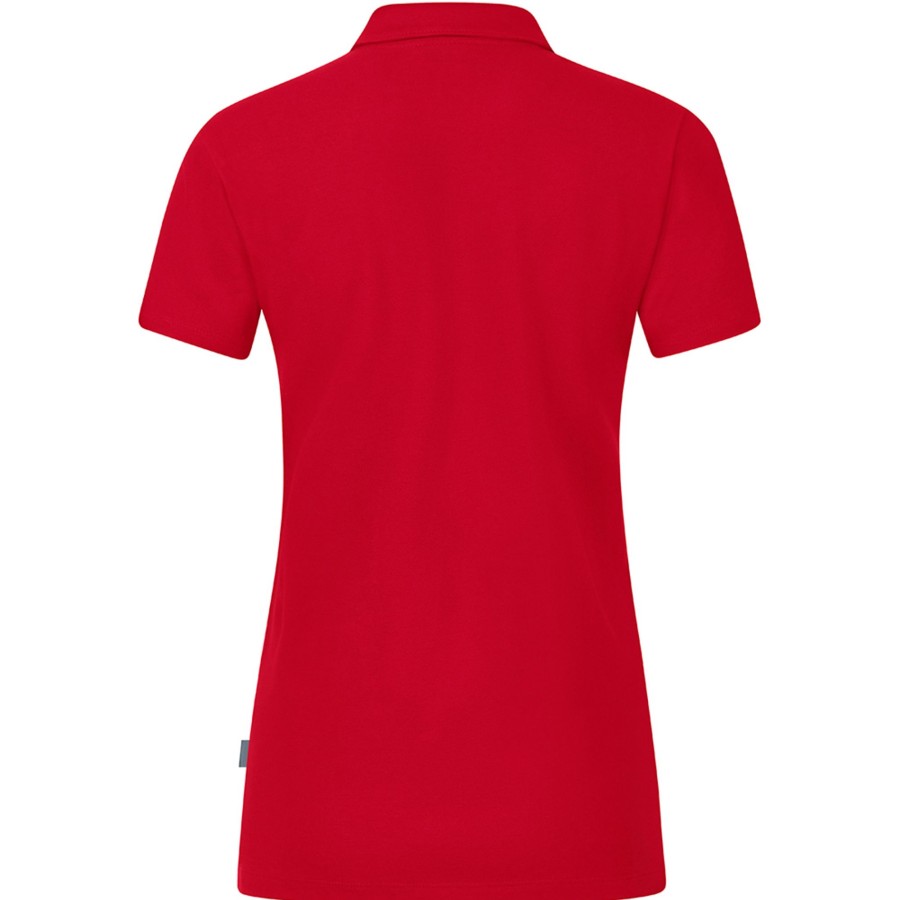 Damen Jako Polo-Shirts | Jako Damen Polo Organic Stretch Rot