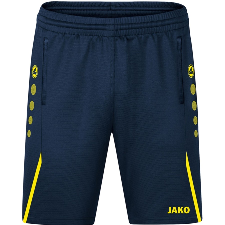 Kinder Jako Shorts | Jako Kinder Trainingsshorts Challenge Blau-Gelb