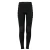 Damen Uhlsport Torwarthosen | Uhlsport Bionikframe Longtight Black Edition Schwarz