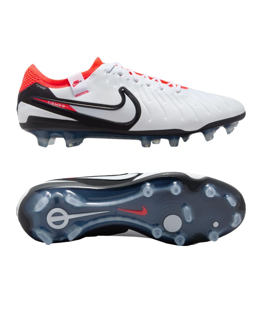 Sportschuhe Nike Nike Fusballschuhe | Nike Fusballschuh Tiempo Legend X Elite Fg Ready Weis Schwarz Rot