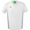 Herren Erima T-Shirts | Erima Herren T-Shirt Essential Team Weis-Grau