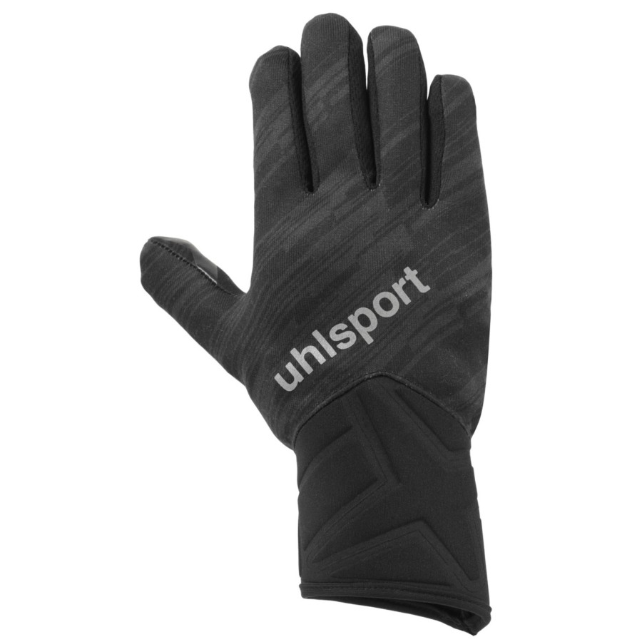 Kinder Uhlsport Handschuhe | Uhlsport Nitrotec Spielerhandschuh Schwarz/Anthra