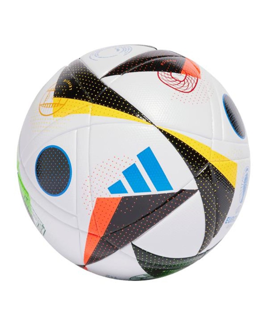 Sportausruestung Adidas | Adidas Fussballliebe League Trainingsball Em 2024 Weiss Schwarz Blau