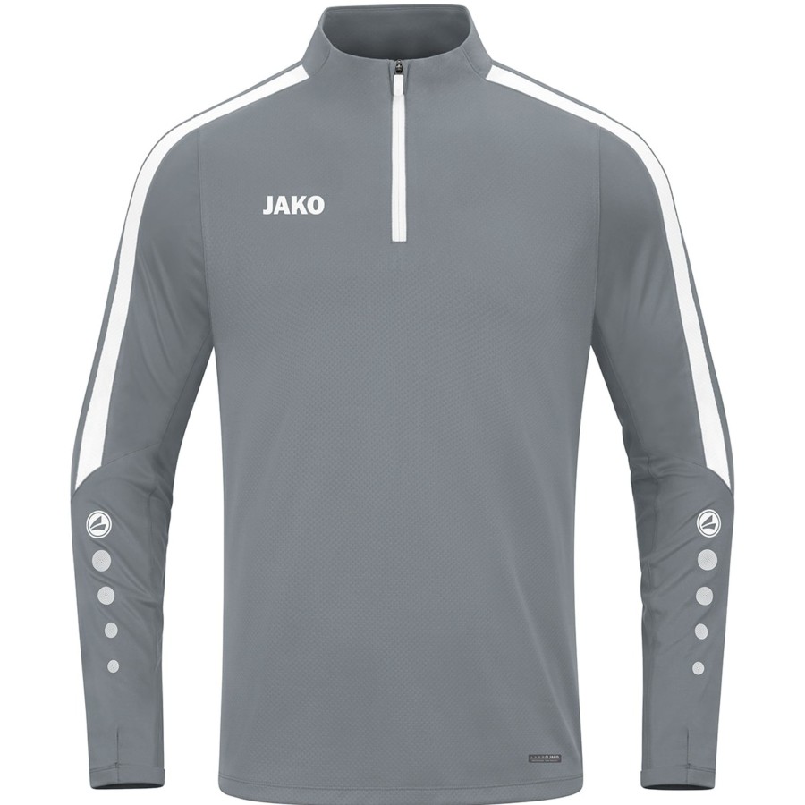 Kinder Jako Sweatshirts | Jako Kinder Ziptop Power Steingrau