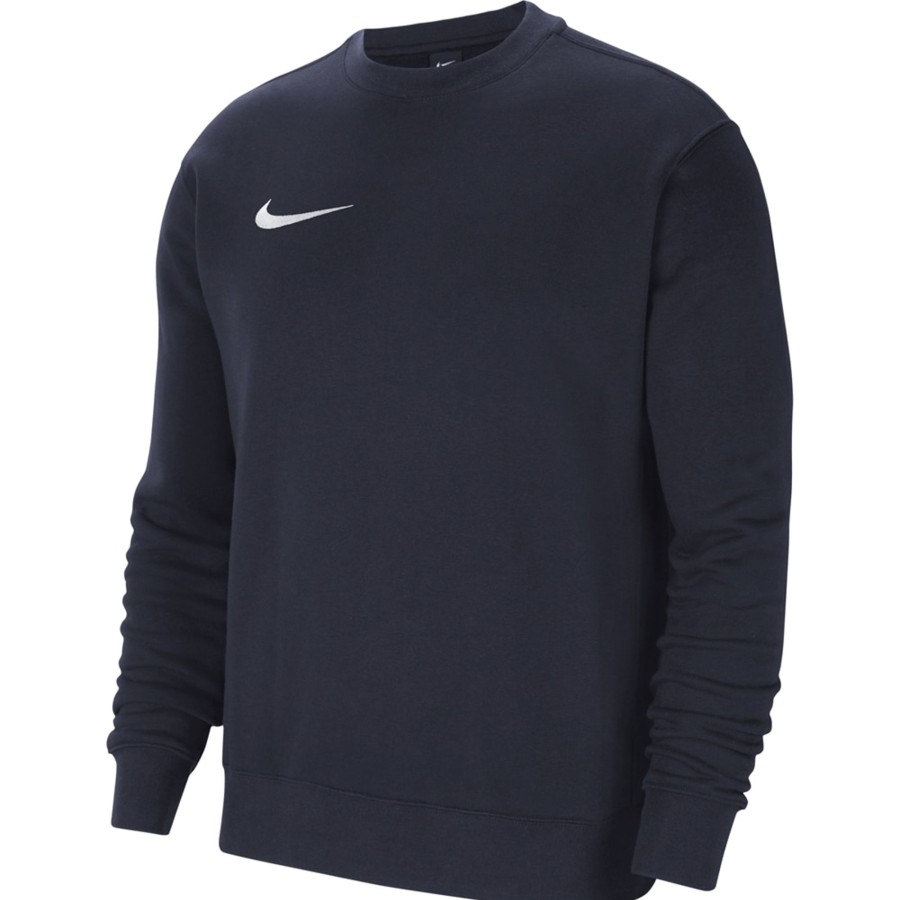 Herren Nike Sweatshirts | Nike Fleece Sweatshirt Crew Park 20 Blau-Weis