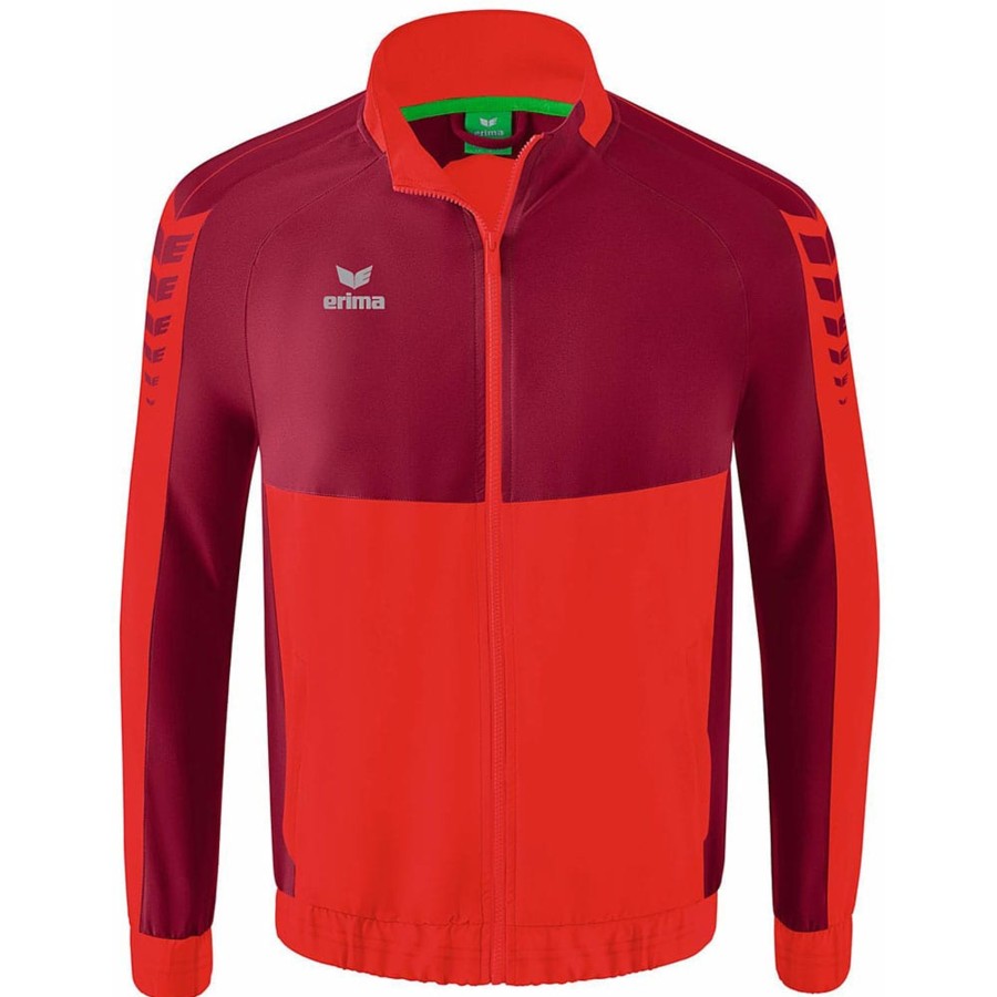 Kinder Erima Jacken | Erima Kinder Prasentationsjacke Six Wings Rot