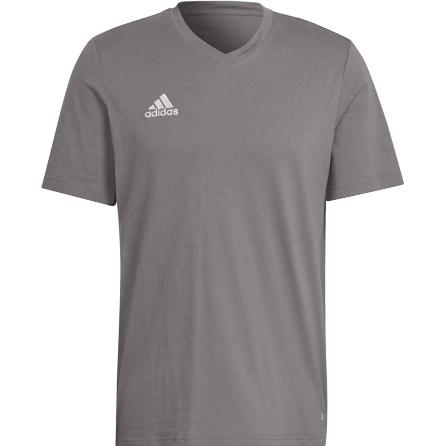 Herren Adidas T-Shirts | Adidas Herren T-Shirt Entrada 22 Grau