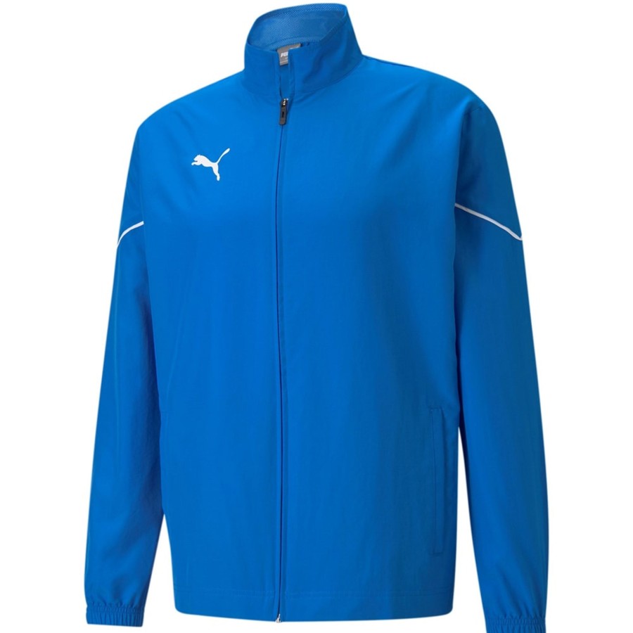 Herren Puma Jacken | Puma Sideline Trainingsjacke Teamrise Blau-Weis