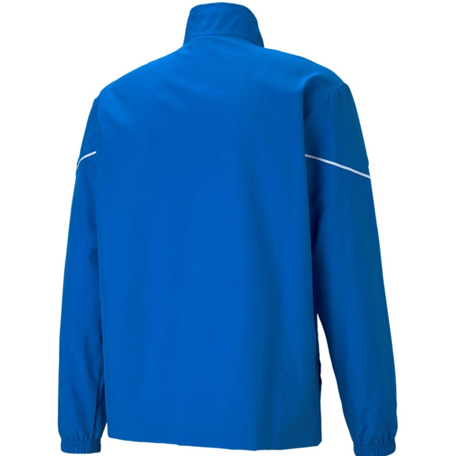 Herren Puma Jacken | Puma Sideline Trainingsjacke Teamrise Blau-Weis