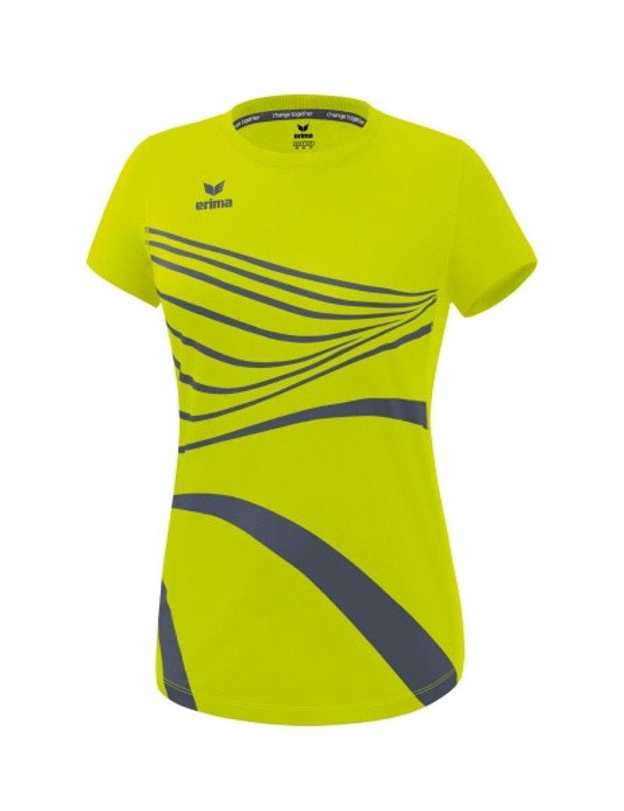 Damen Erima T-Shirts | Erima Damen Racing T-Shirt Primrose Gunstig