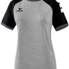 Damen Erima Trikots | Erima Zenari 3.0 Damen Trikot Grau Melange-Schwarz