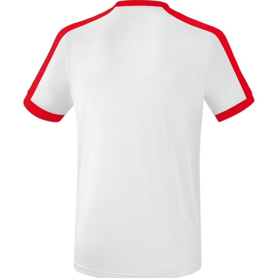 Herren Erima Trikots | Erima Herren Kurzarm Trikot Retro Star Weis-Rot