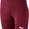 Herren Puma Baselayer | Puma Liga Baselayer Short Tights Cordovan