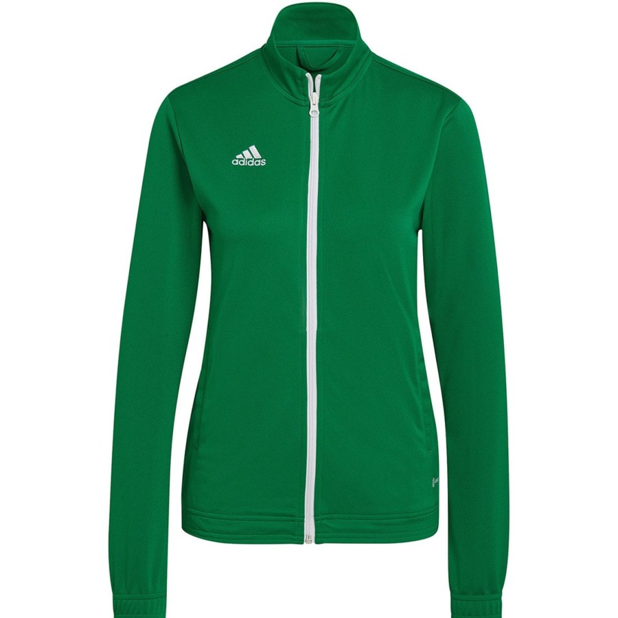 Damen Adidas Jacken | Adidas Damen Trainingsjacke Entrada 22 Grun-Weis