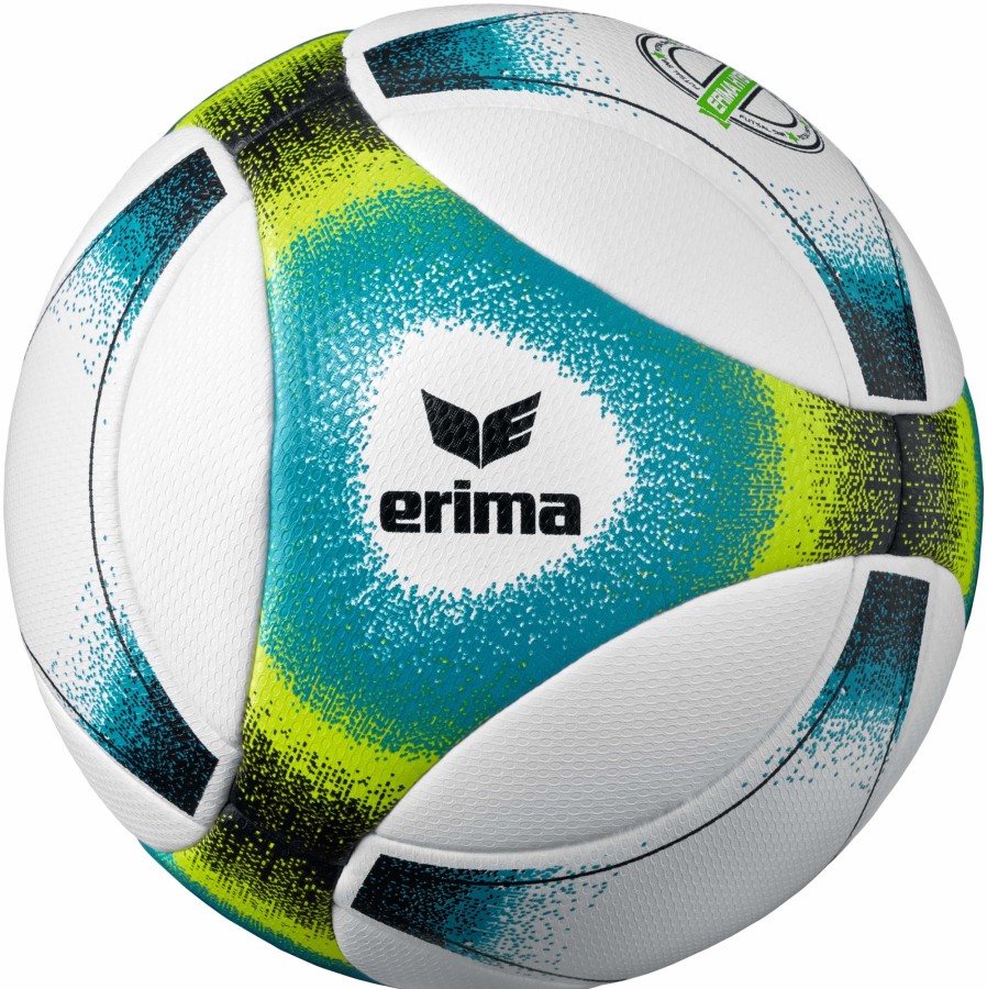 Sportausruestung Erima | Erima Hybrid Snr Futsal Gr.4 Petrol-Lime-Schwarz