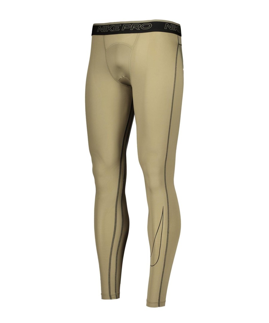 Herren Nike Tights | Nike Pro Tight Grun Schwarz F276