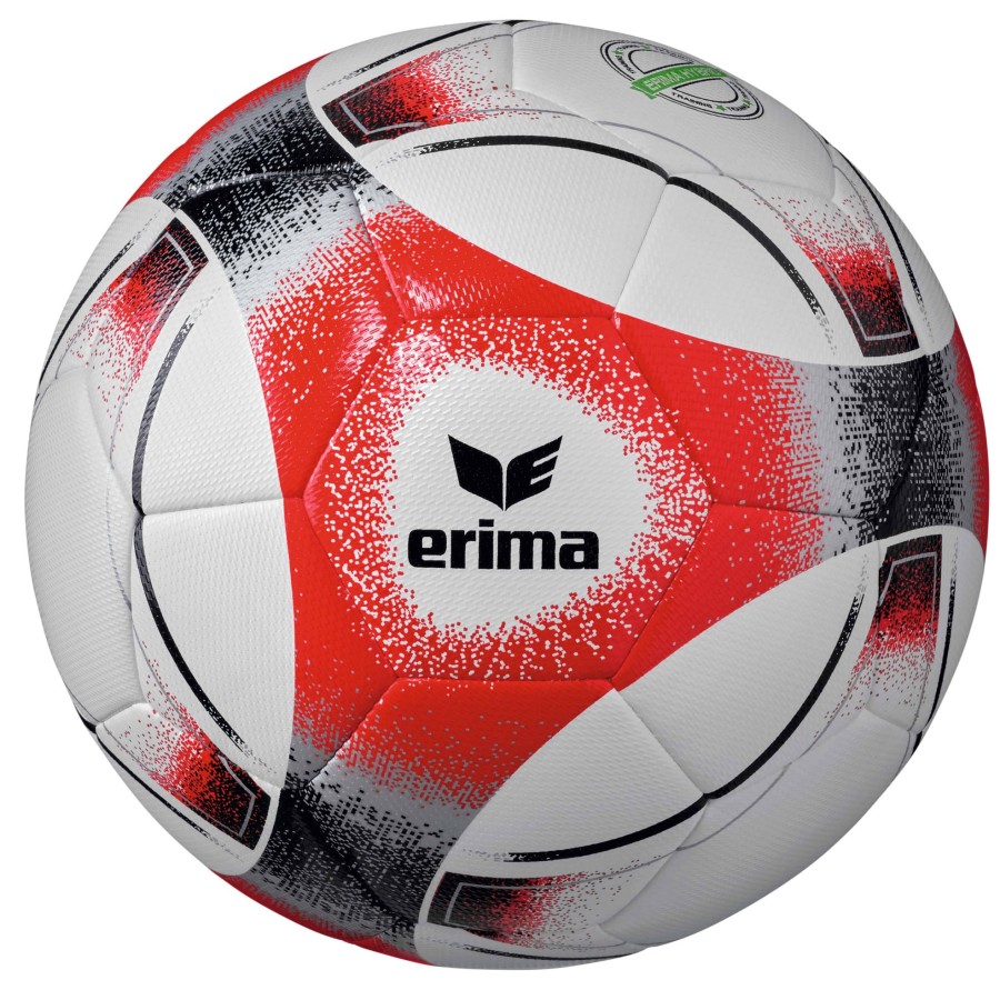 Sportausruestung Erima | Erima Fusball Hybrid Training 2.0 Gr.5 Rot-Schwarz