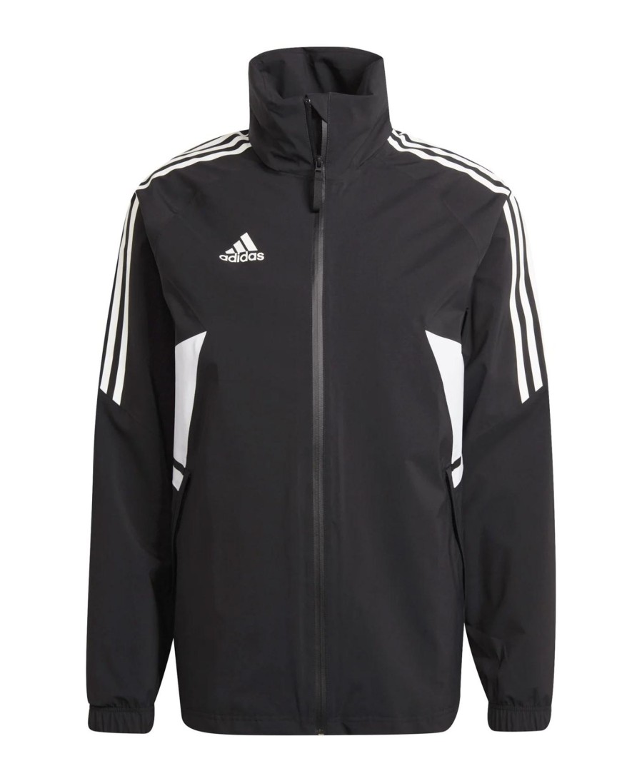 Herren Adidas Jacken | Adidas Herren Regenjacke Condivo 22 Schwarz