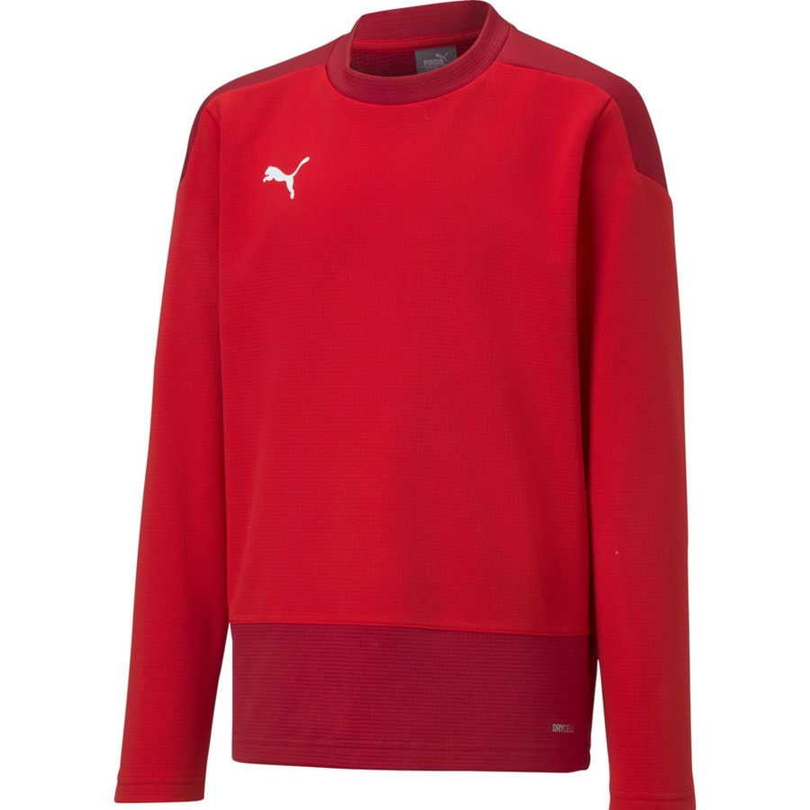 Kinder Puma Sweatshirts | Puma Kinder Training Sweatshirt Teamgoal 23 Rot