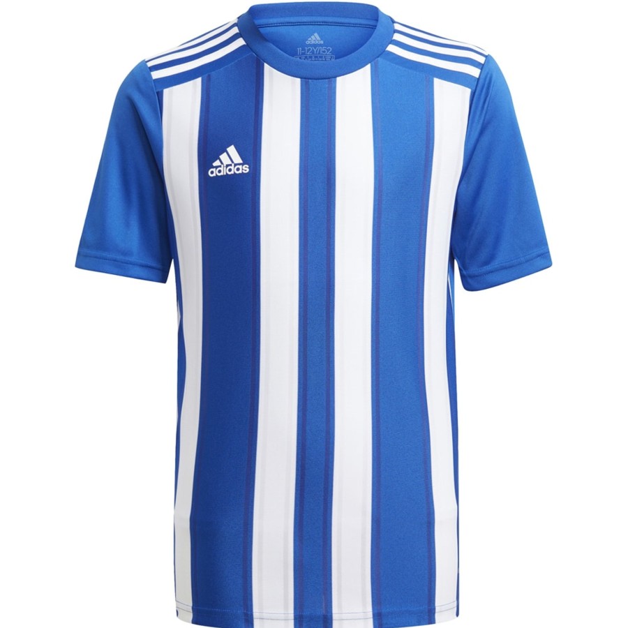 Kinder Adidas Trikots | Adidas Kinder Kurzarm Trikot Striped 21 Blau-Weis