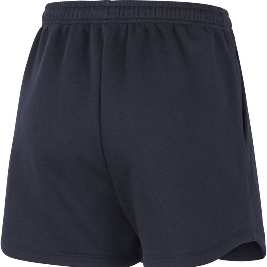 Damen Nike Shorts | Nike Damen Fleece Shorts Park 20 Blau-Weis