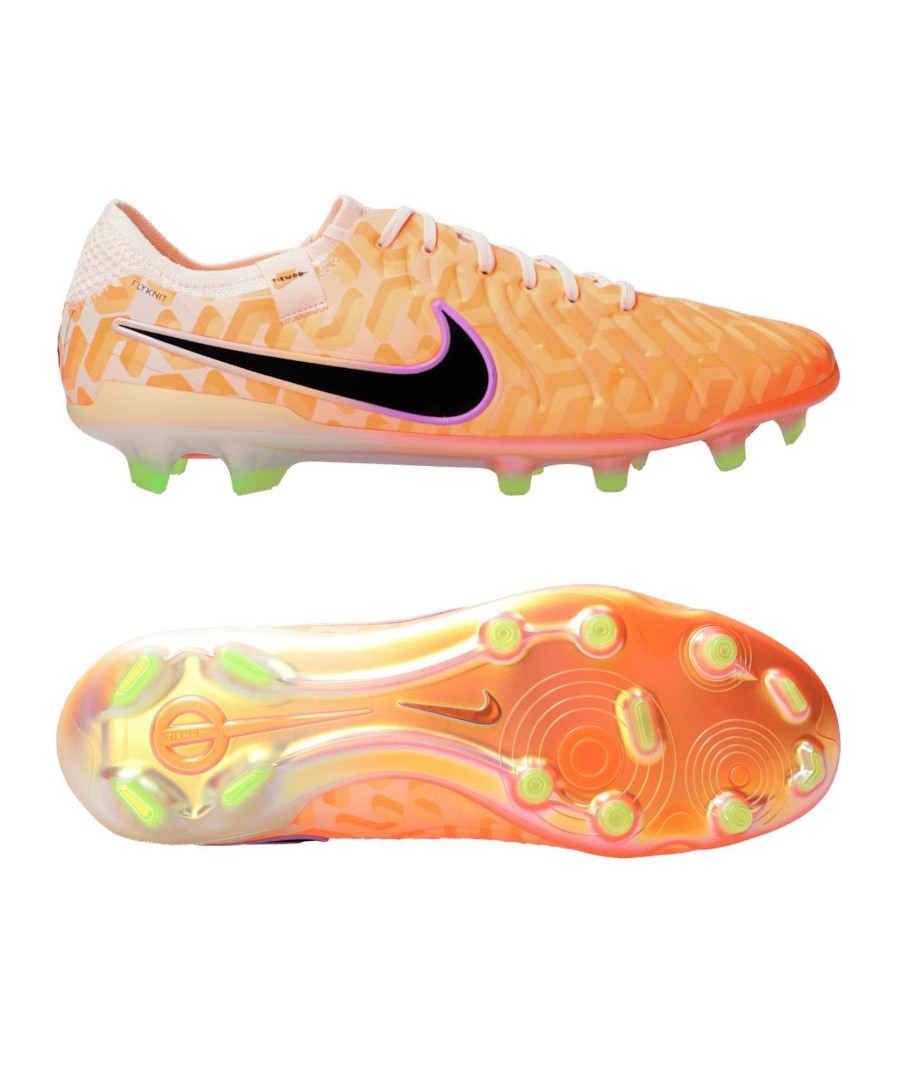 Sportschuhe Nike Nike Fusballschuhe | Nike Fusballschuh Tiempo Legend X Elite Fg United Pro-Player-Edition Orange Schwarz F800