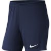 Damen Nike Shorts | Nike Park Iii Damen Shorts Midnight Navy-Weis