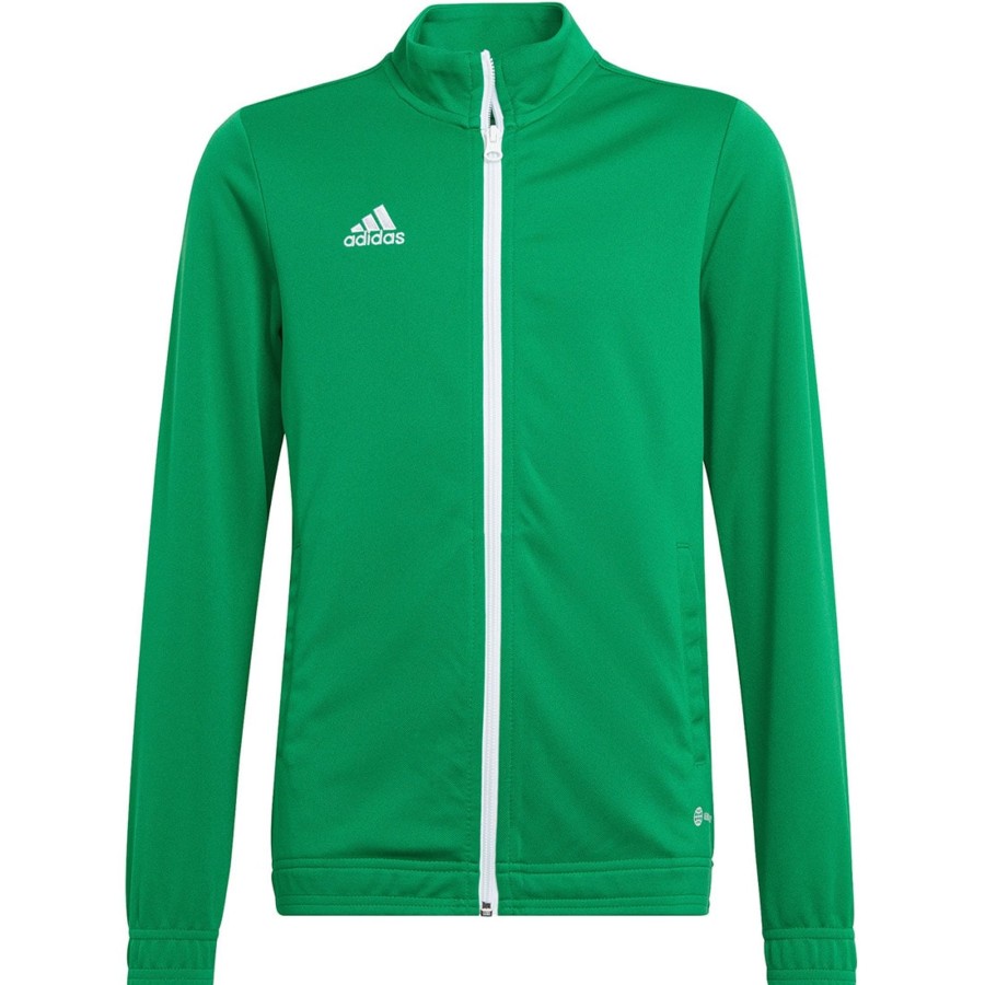 Kinder Adidas Jacken | Adidas Kinder Trainingsjacke Entrada 22 Grun-Weis