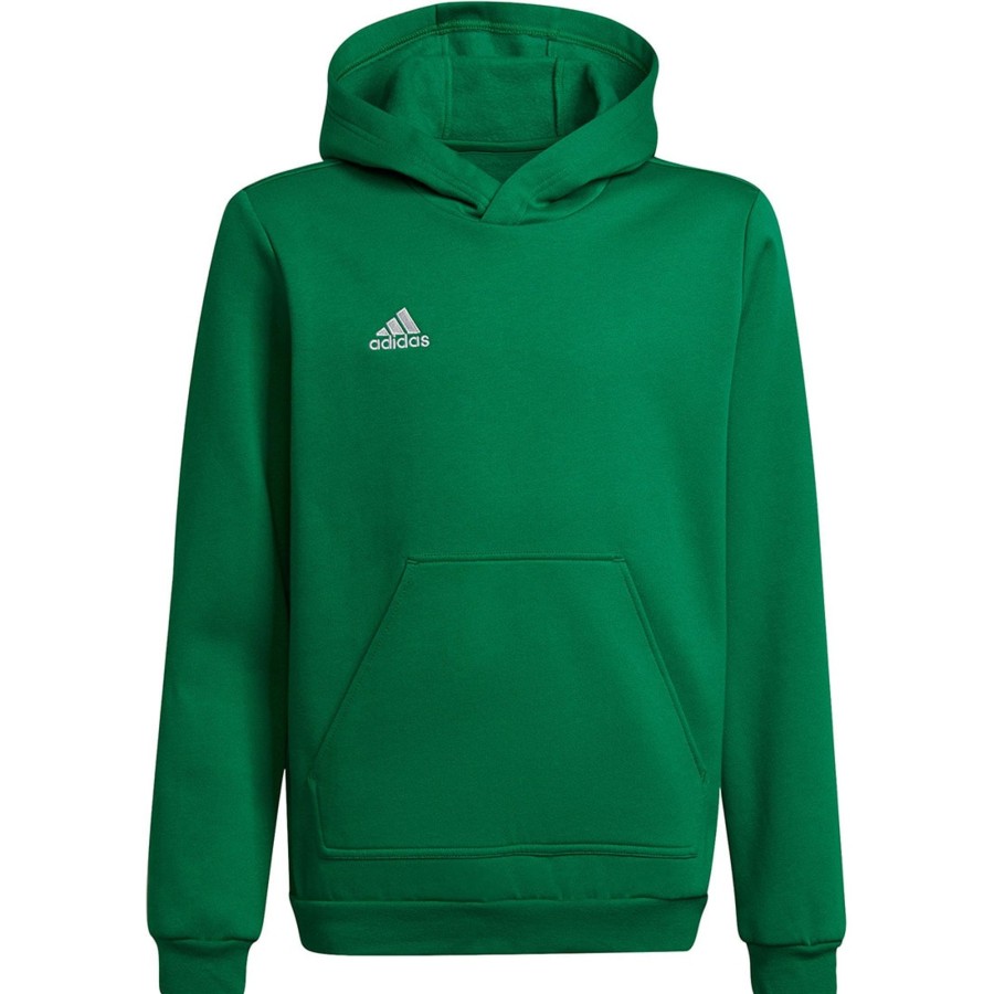 Kinder Adidas Hoodies | Adidas Kinder Hoodie Entrada 22 Grun-Weis