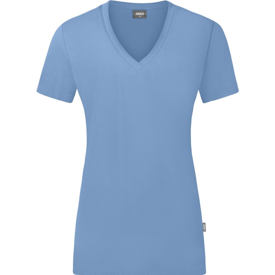 Damen Jako T-Shirts | Jako Damen T-Shirt Organic Blau