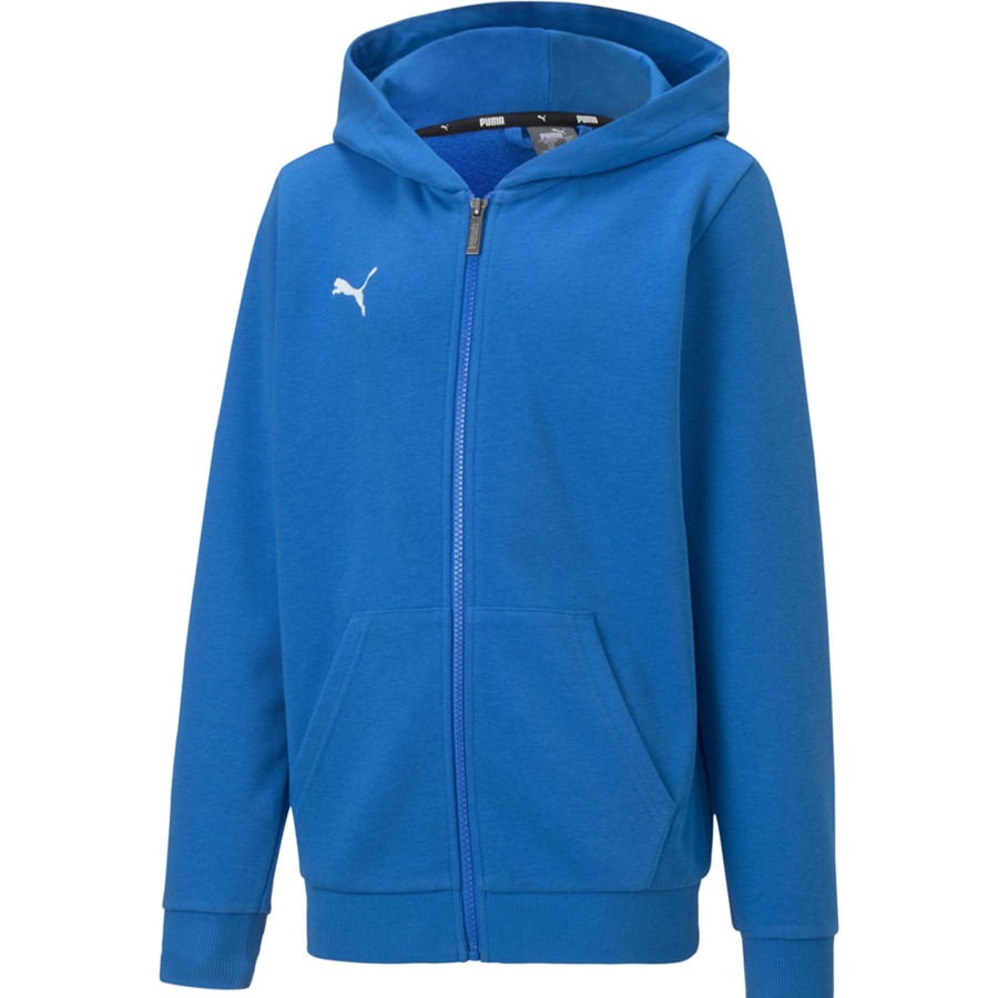 Kinder Puma Hoodies | Puma Kinder Zip-Hoodie Teamgoal 23 Casuals Blau