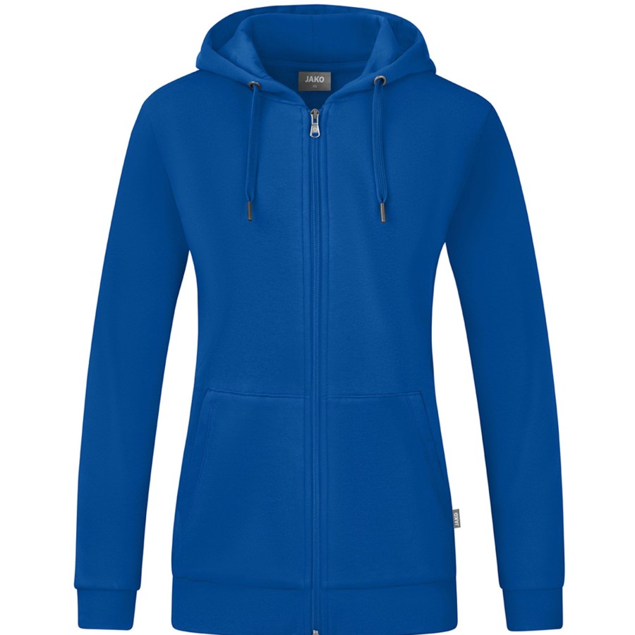 Damen Jako Jacken | Jako Damen Kapuzenjacke Organic Blau