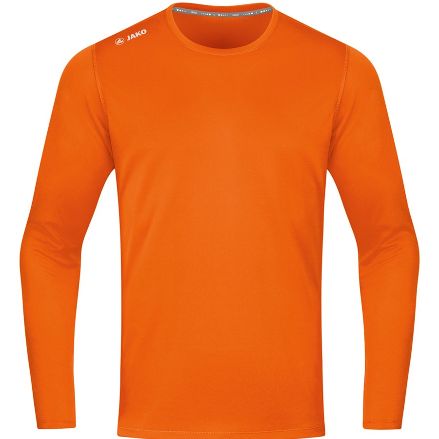 Herren Jako Baselayer | Jako Herren Longsleeve Run 2.0 Orange