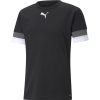 Kinder Puma Trikots | Puma Kinder Trikot Teamrise Schwarz-Grau-Weis