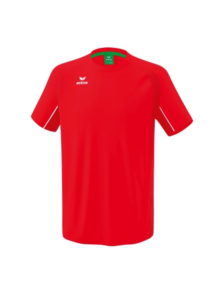 Herren Erima T-Shirts | Erima Liga Star Trainings T-Shirt Rot/Weis Gunstig