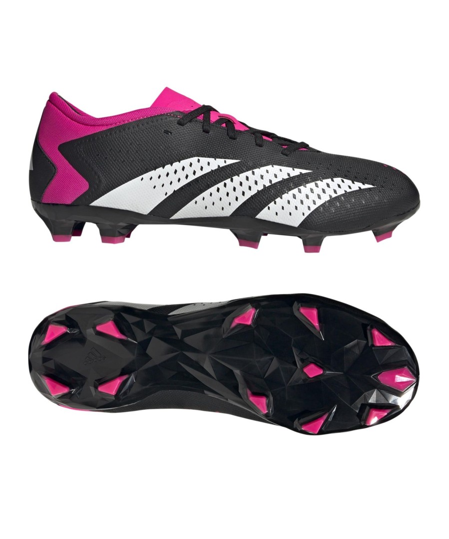 Sportschuhe Adidas Adidas Fusballschuhe | Adidas Fusballschuh Predator Accuracy.3 L Fg Own Your Football Schwarz Weiss Pink