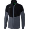 Herren Erima Jacken | Erima Allwetterjacke Squad Schwarz-Grau