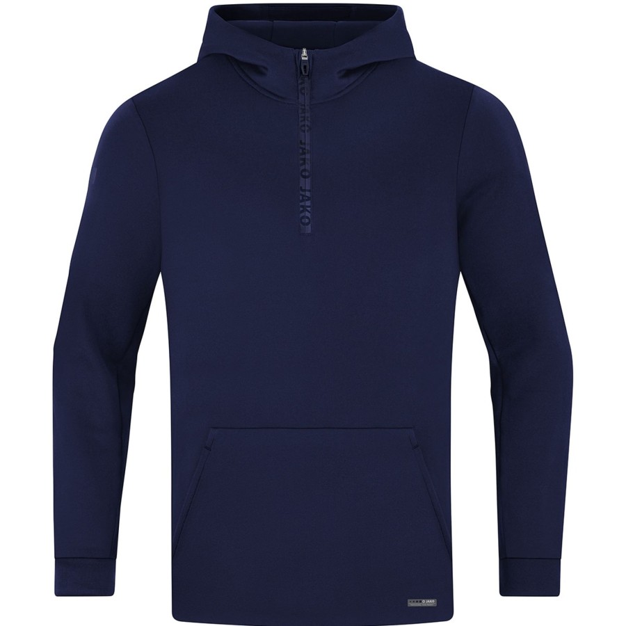 Herren Jako Hoodies | Jako Herren Zip Hoodie Pro Casual Marine