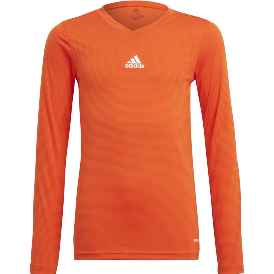 Kinder Adidas Baselayer | Adidas Kinder Langarm Base Shirt Team Rot