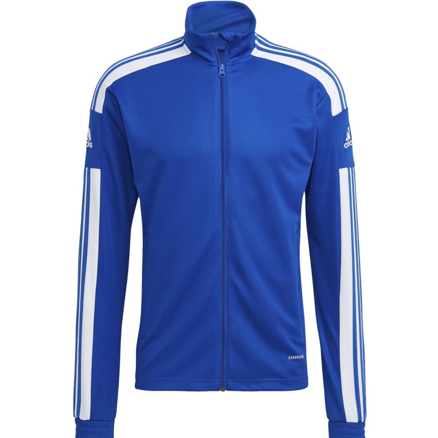 Herren Adidas Jacken | Adidas Herren Trainingsjacke Squadra 21 Blau-Weis