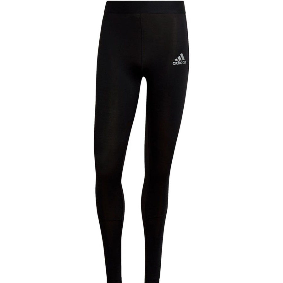 Herren Adidas Tights | Adidas Herren Long Tights Techfit Schwarz