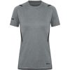 Damen Jako T-Shirts | Jako Damen T-Shirt Challenge Grau-Schwarz