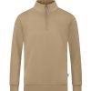 Herren Jako Sweatshirts | Jako Herren Ziptop Organic Beige