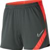 Damen Nike Shorts | Nike Damen Shorts Academy 20 Pro Grau-Rot